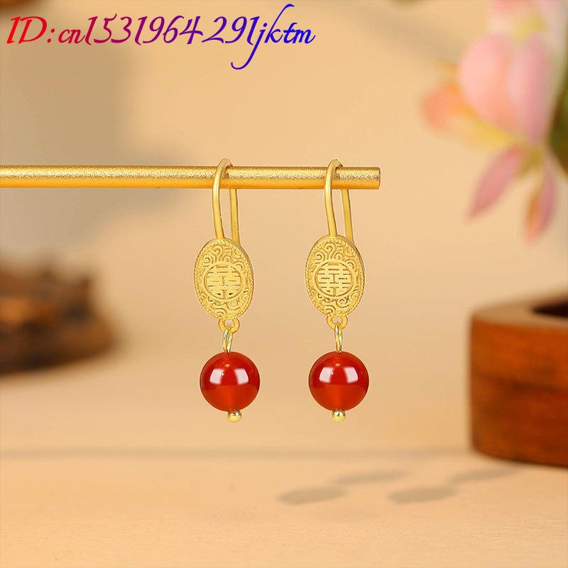 Pendientes de cuentas de jade  - Earrings reseña y precio
