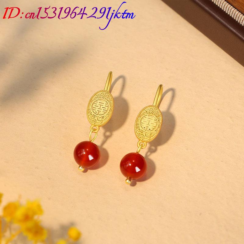 Pendientes de cuentas de jade  - Earrings reseña y precio