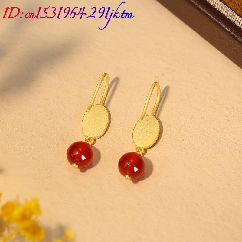 Pendientes de cuentas de jade  - Earrings reseña y precio