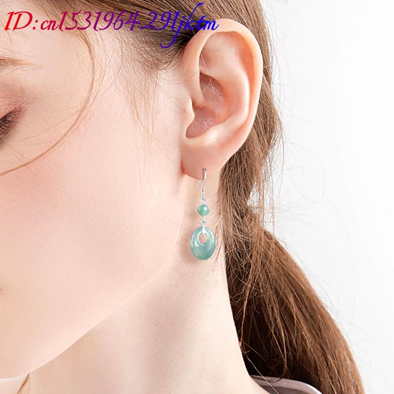 Pendientes de anillo de jadeít - Earrings reseña y precio