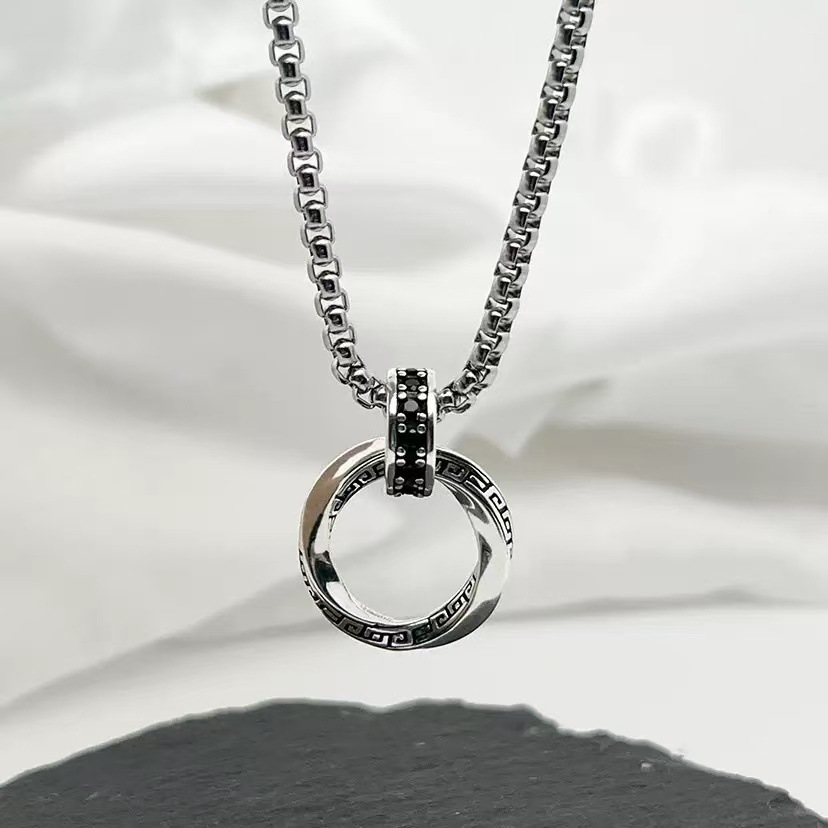 Collar de plata de ley 925 con - 925 Sterling Silver Chain Necklace Men reseña y precio