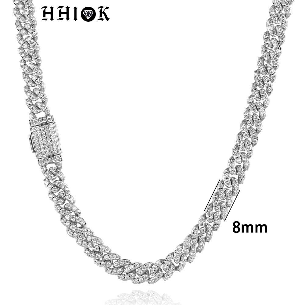 Collar de circón de 8MM1Row pa - Cuban Link Chain 12Mm reseña y precio