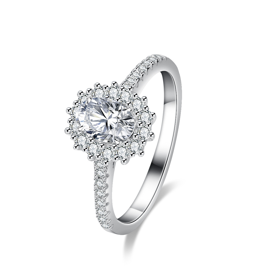 Anillo de moissanita alienígen - Moissanite Engagement Ring 1 Carat reseña y precio