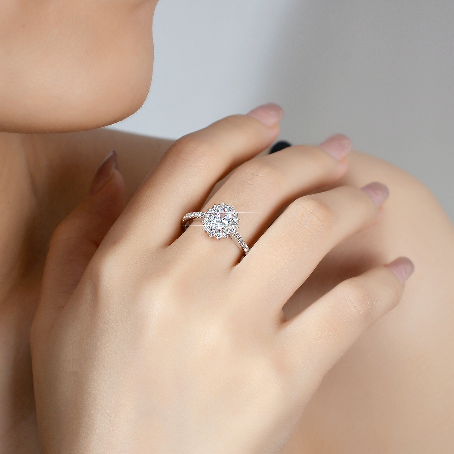 Anillo de moissanita alienígen - Moissanite Engagement Ring 1 Carat reseña y precio
