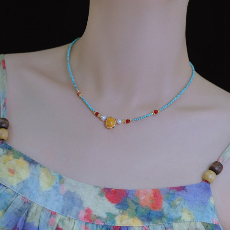 Nuevo Collar de Perlas Natural - Pearl Choker Necklace Vintage reseña y precio
