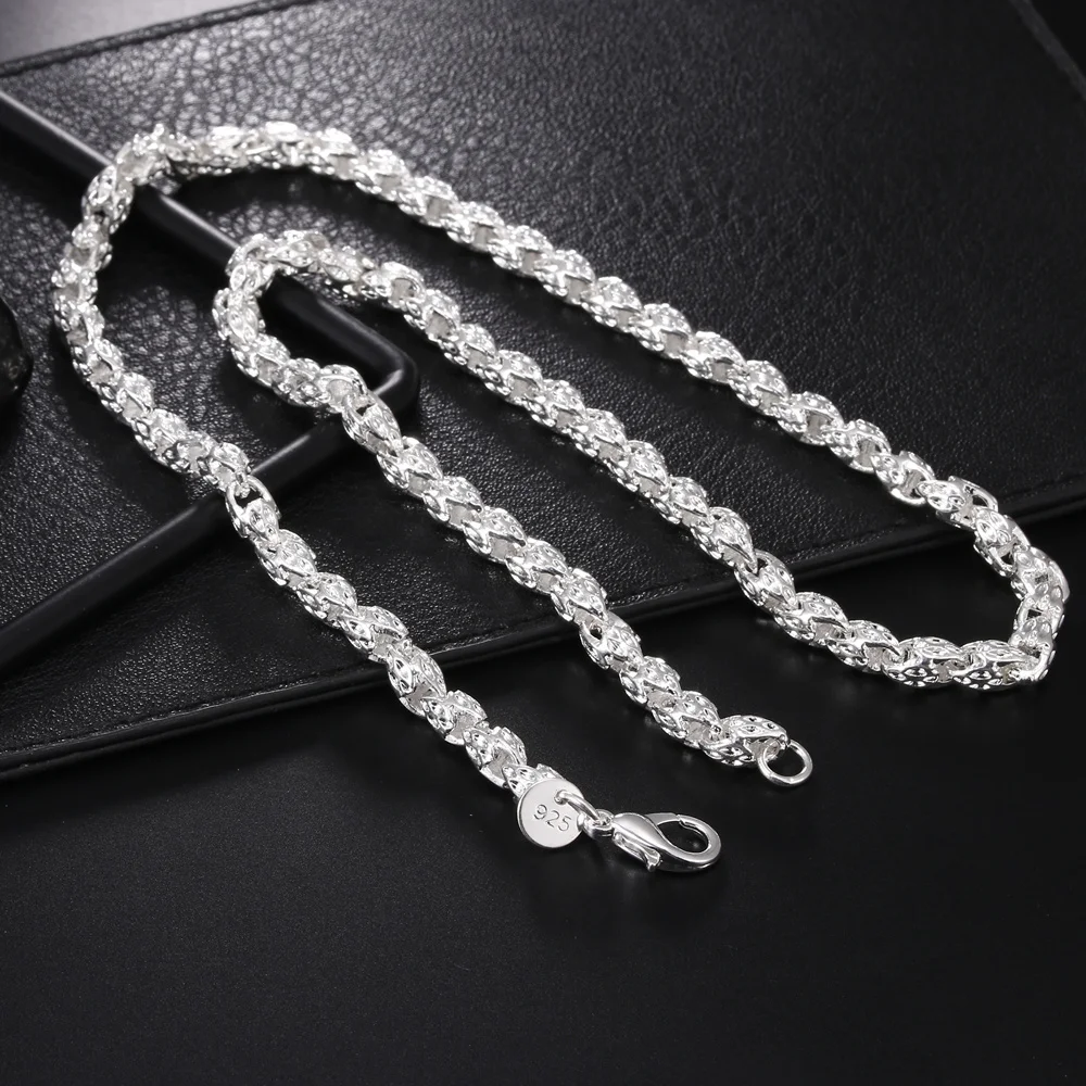 Collar de cadena de grifo de 5 - 925 Sterling Silver Chain Necklace Men reseña y precio