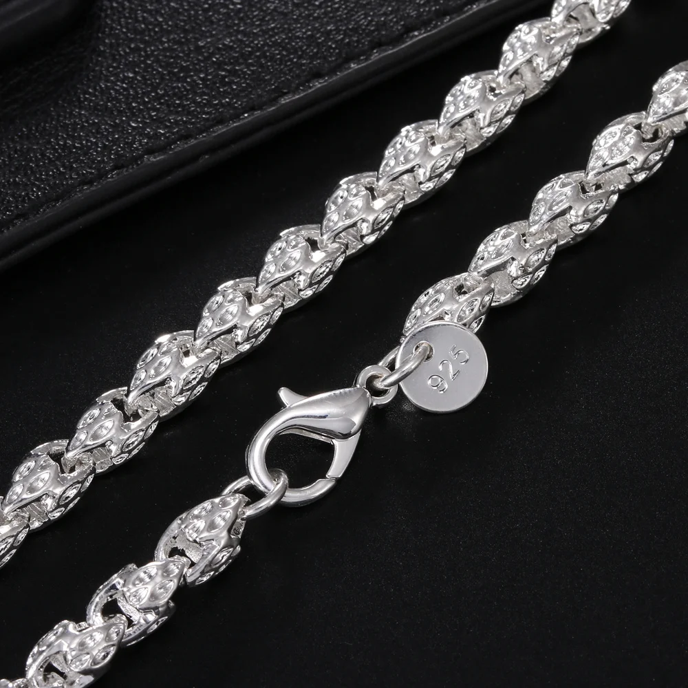 Collar de cadena de grifo de 5 - 925 Sterling Silver Chain Necklace Men reseña y precio