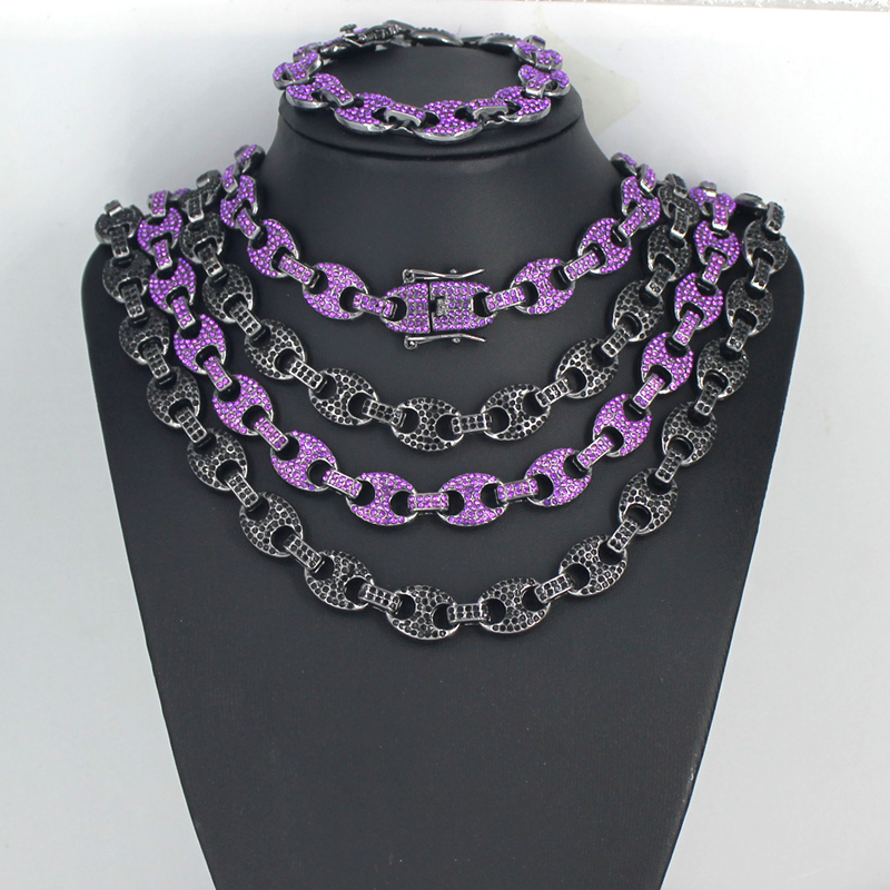 Hombres Mujeres HipHop 12mm ne - Cuban Link Chain 12Mm reseña y precio