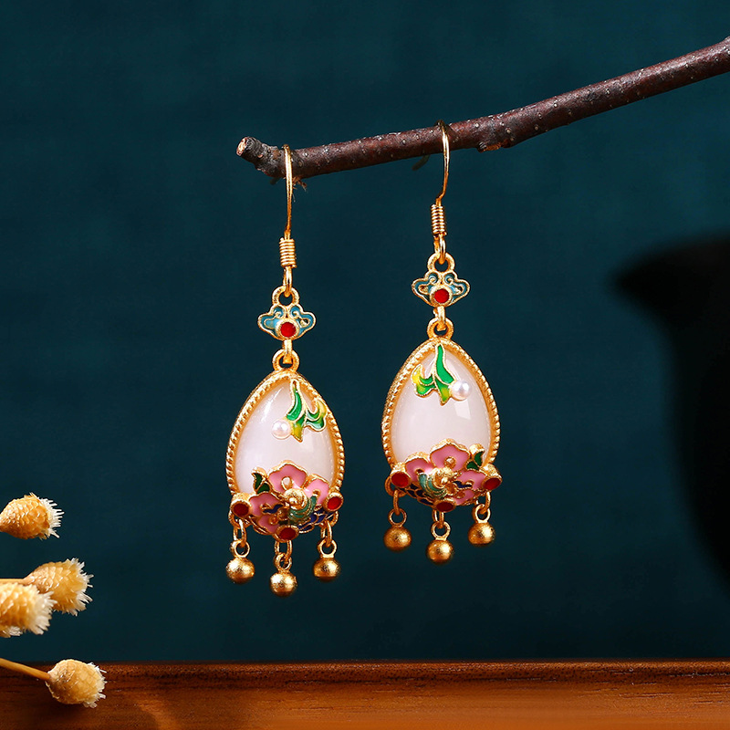 Pendientes de Jade Natural con - Earrings reseña y precio