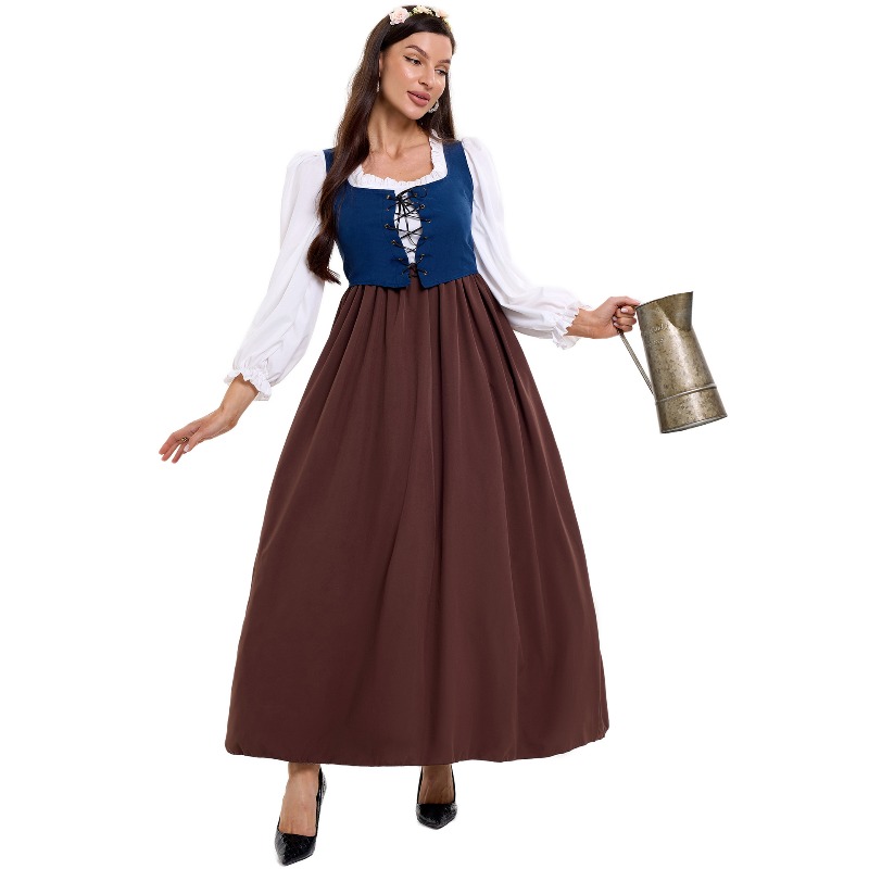 Traje de campesina vintage par - Necklaces reseña y precio