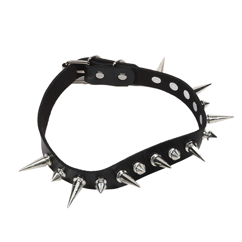 Gargantilla Punk con Púas Larg - Goth Punk Spike Choker reseña y precio