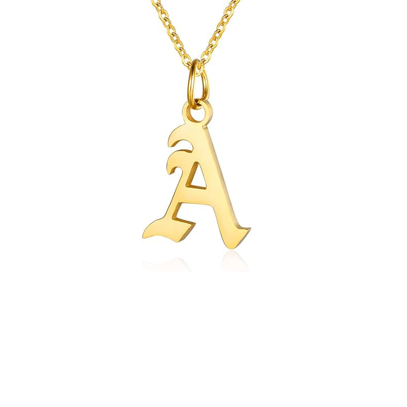 Collares con Letras para Mujer - Initial Letter Necklace 18K Gold reseña y precio
