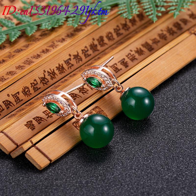 Pendientes de cuentas de Jade  - Earrings reseña y precio